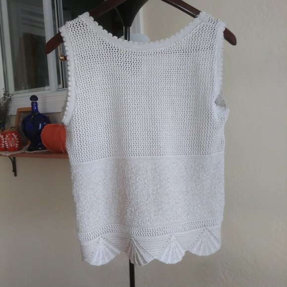 Knitted tank size M tan gray - Picture 7 of 9